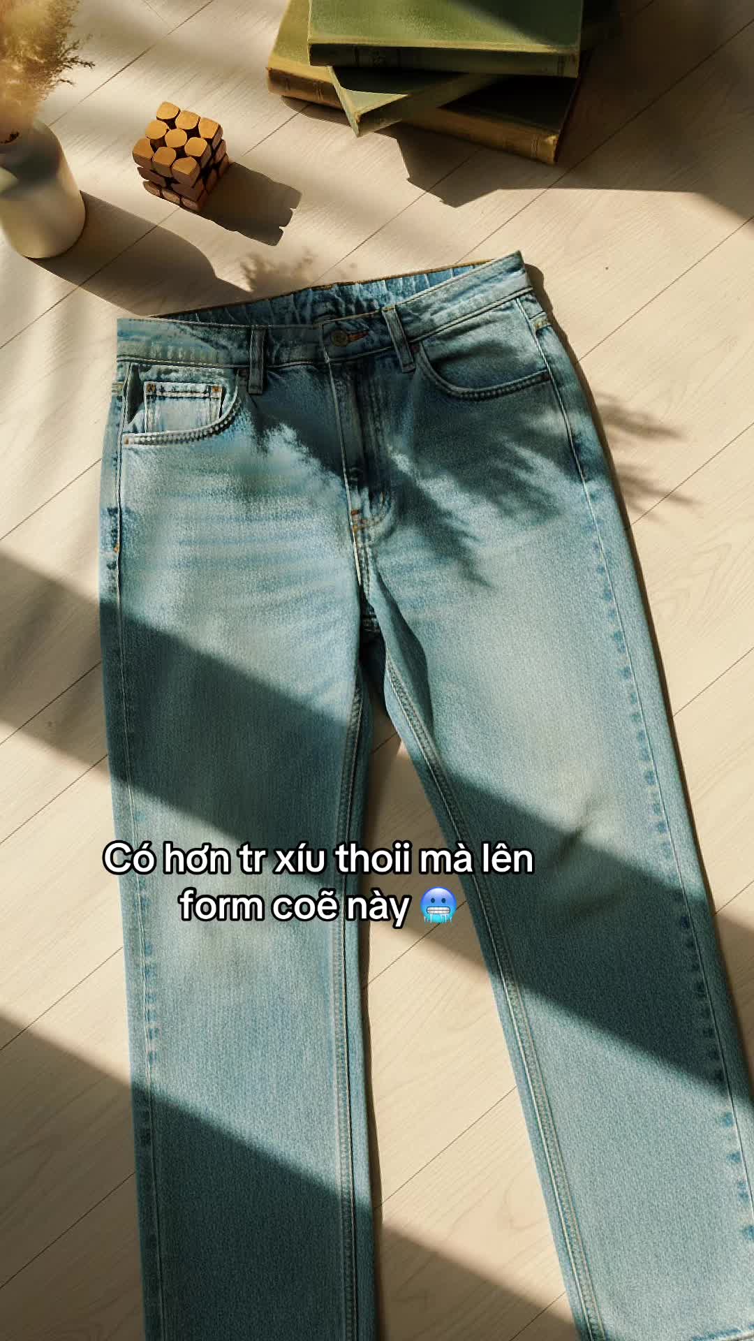 Quần jean wash ống suông #haven #xuhuong #quanjean #jeans #thoitrang