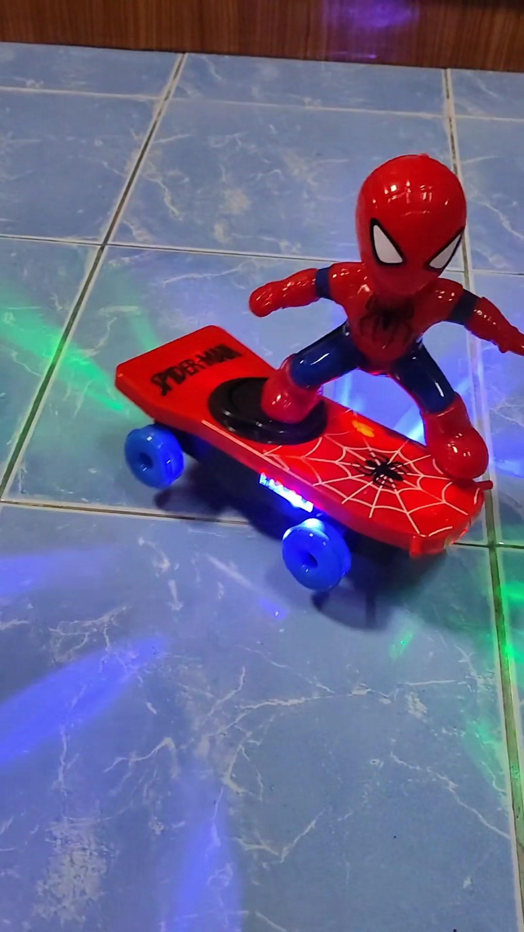 #ของเล่นสเกตบอร์ดสไปเดอร์แมน #ของเล่นสไปเดอร์แมน #ของเล่นเด็ก #ของเล่นเสริมพัฒนาการ