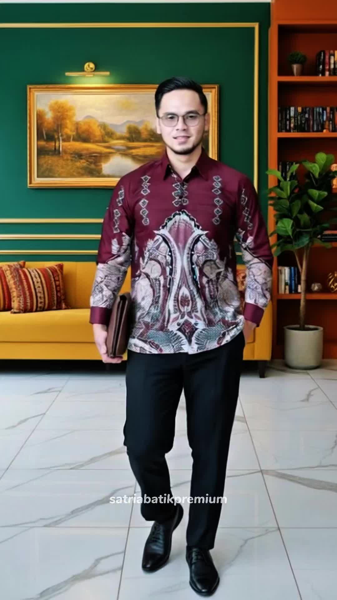 #batikpria #kemejabatik #BatikPriaKeren #batikprialenganpanjang #outfitbatik