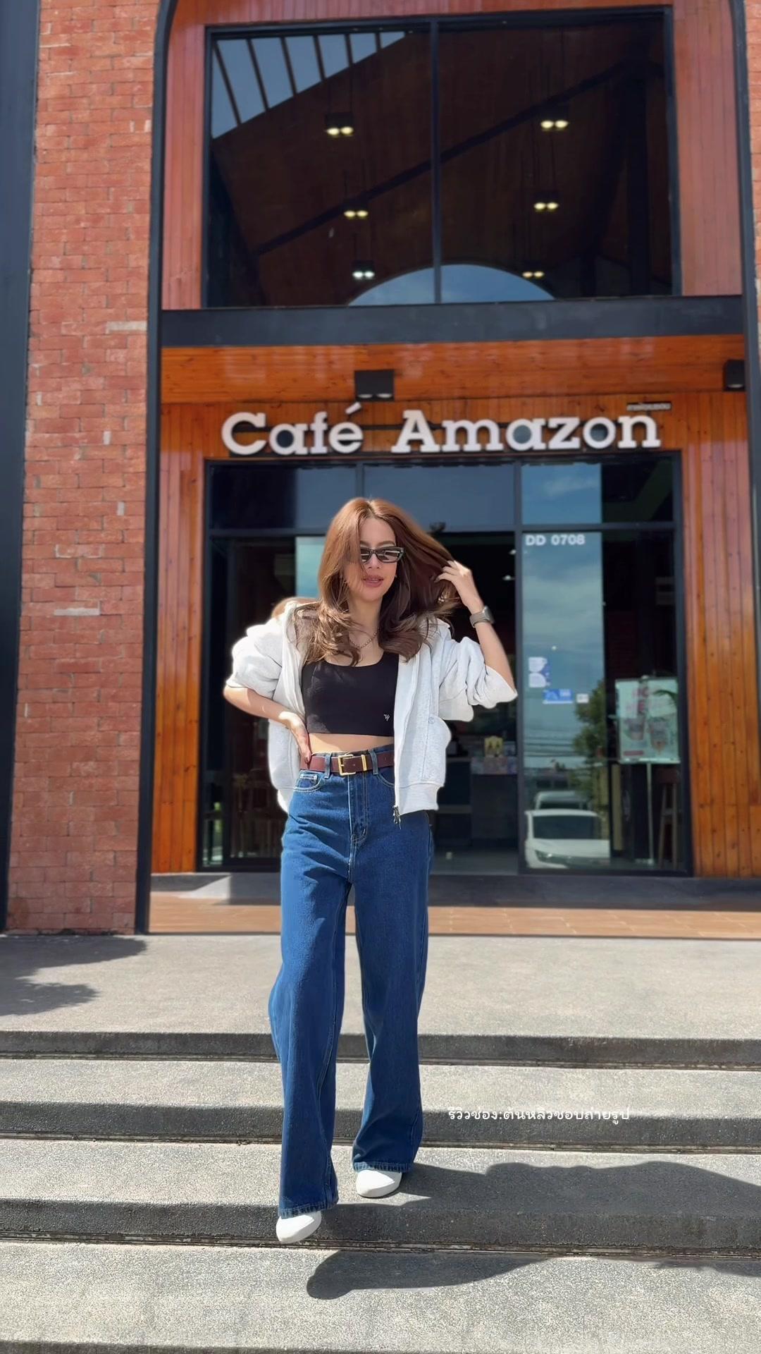 #สไตล์การแต่งตัว #แฟชั่น #กางเกงยีนส์ #กางเกงขากระบอก