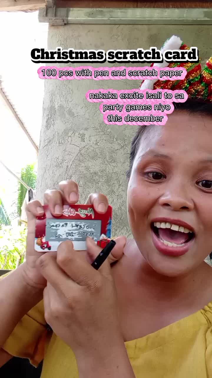 #scratchcard #chriastmasscratchcard #christmascard