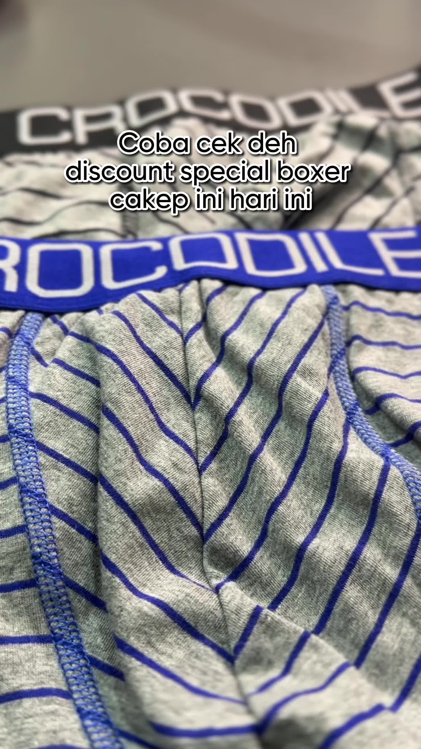 #Boxer #BoxerPria #BoxerCrocodile #BoxerMurah #BoxerPriaMurah #BoxerCod #CelanaDalam #CelanadalamPria #fyp