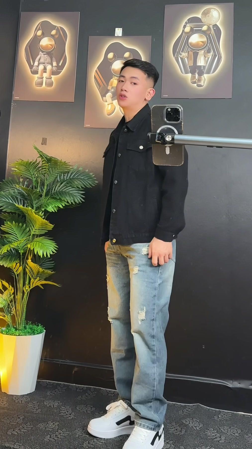 Quần Jean Nam Suông Rách Rocky #nds93 #quanjeannam #quanjeanongrong #quanjeanongsuong #quanjean