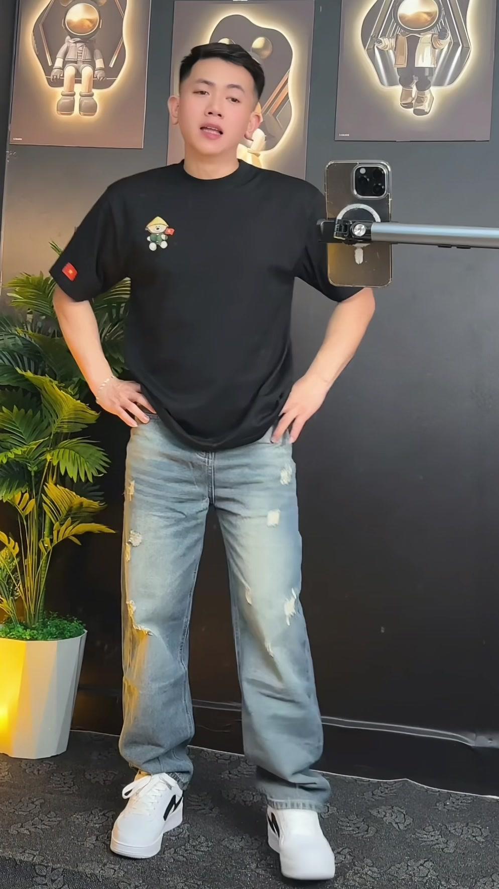 Quần Jean Nam Suông Rách Rocky #nds93 #quanjeannam #quanjeanongrong #quanjeanongsuong #quanjean