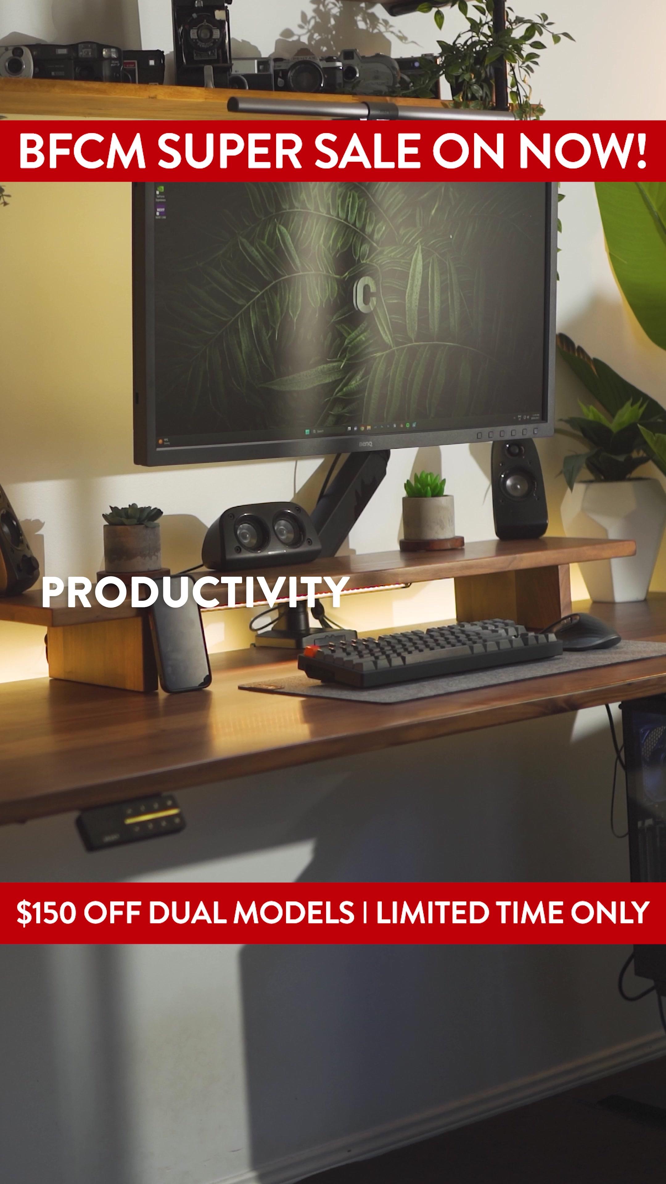 Black Friday Savings: Desky Dual Sit Stand Desks $150 Off – Shop with Code DUAL150