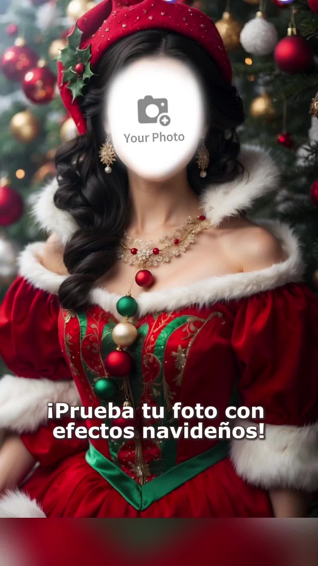 Create playful Christmas images with your face - Try it now