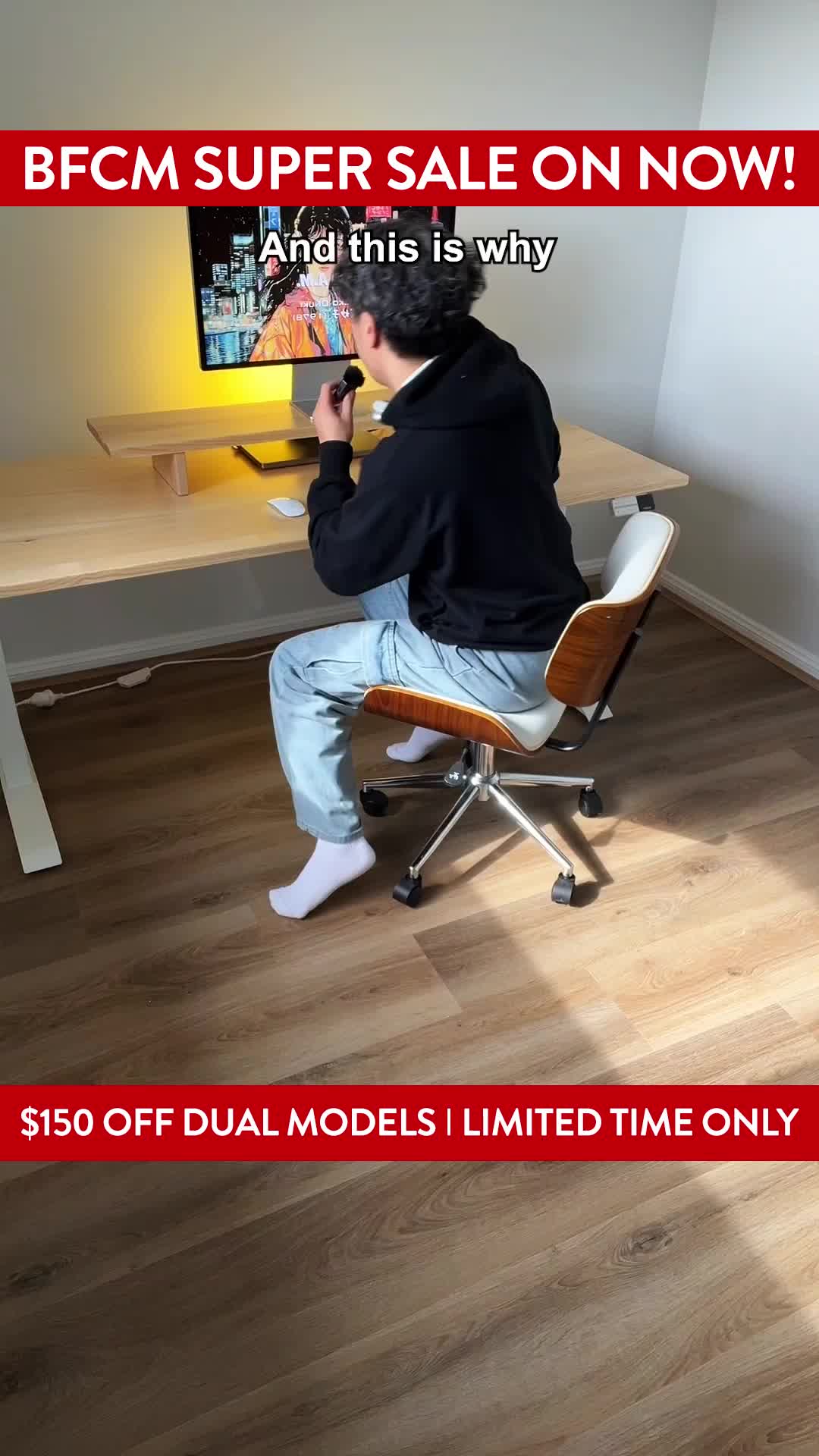 Black Friday Sale: Save $150 on Desky Dual Sit Stand Desks – Use Code DUAL150 Now