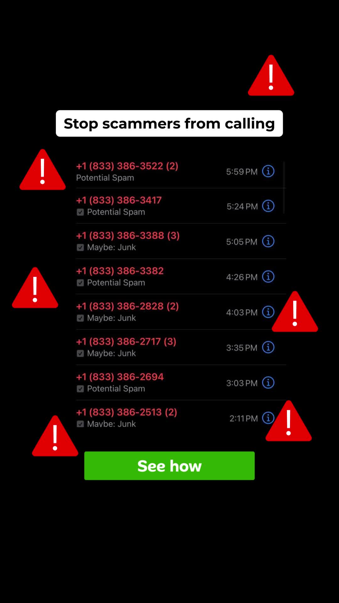 Download now to stop spam calls