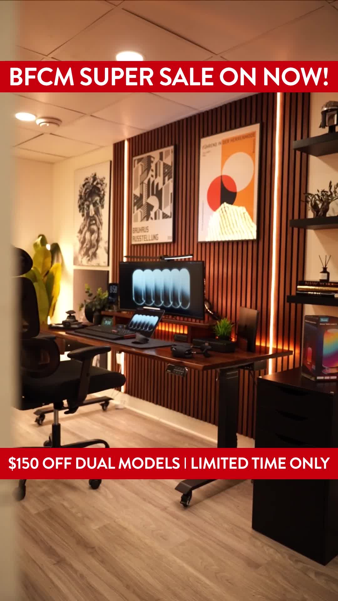 Black Friday Savings: Desky Dual Sit Stand Desks $150 Off – Shop with Code DUAL150