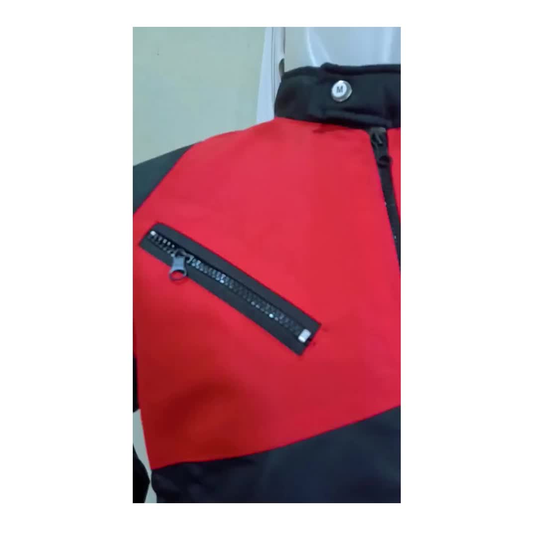 Jaket Touring Racing Double Strip (Orange)
