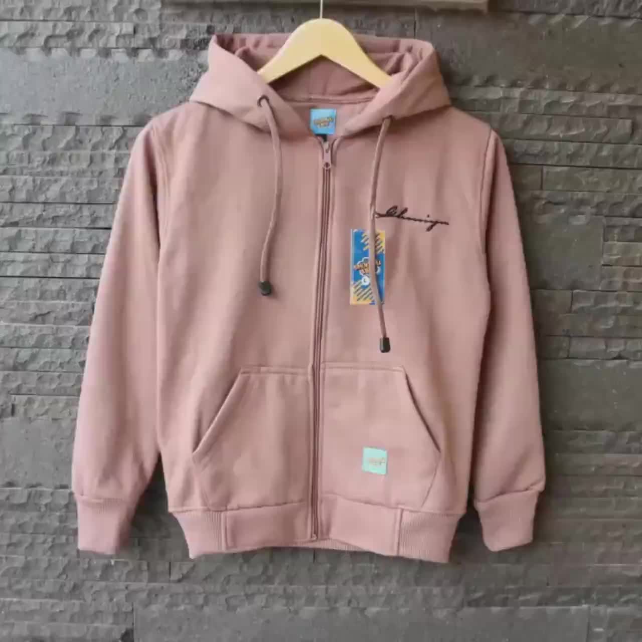 Best Seller - Jaket Sweater Anak Ghoniyu Kids Logo Bordir Zipper Hoodie Unisex Original Polos Best Seller Fashion