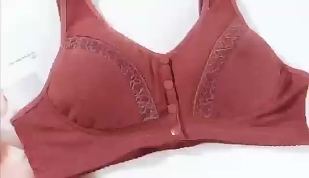 [HI] Bra Bh Seamless Push Up Nirkabel Gesper Depan 2088 Wanita Paruh Baya dan Tua Katun Nyaman Renda Tipis Tanpa Busa