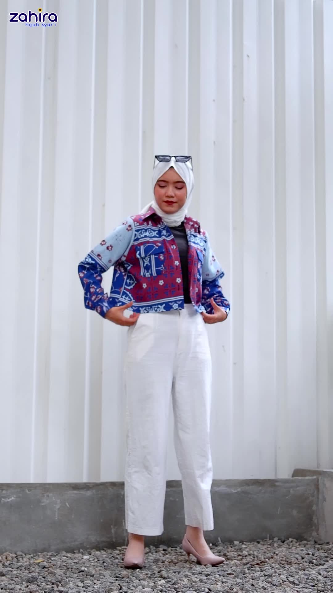 Atasan Crop Top Lalita ( Import ) By Zahira Hijab Syari ( 4 VARIAN WARNA )