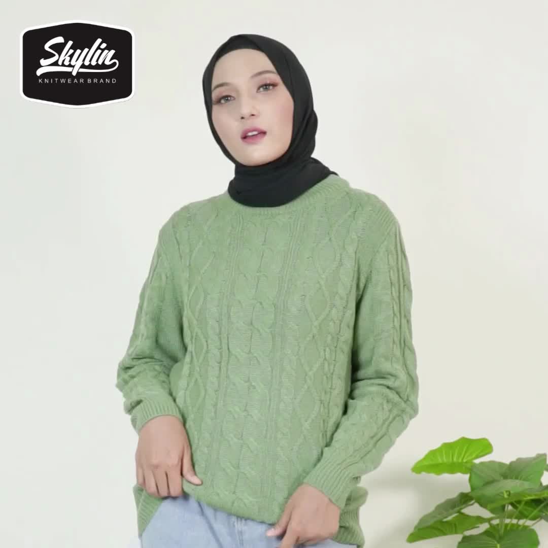 Sweater Rajut Tebal Unisex Cable premium - Outer winter SKYLIN