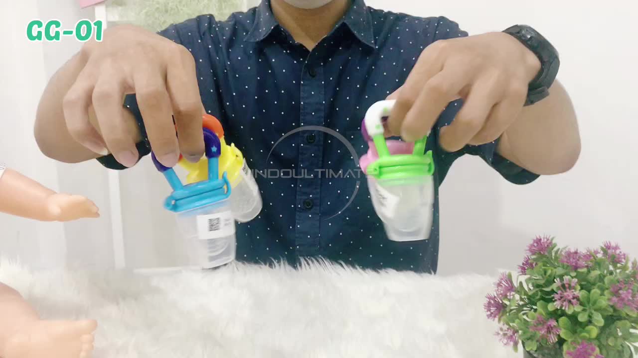 BABY LEON Empeng Dot Buah Bayi Baby Baru Lahir GG-01 Lucu Gepeng Gigitan Bayi Buah Murah Silikon Karet