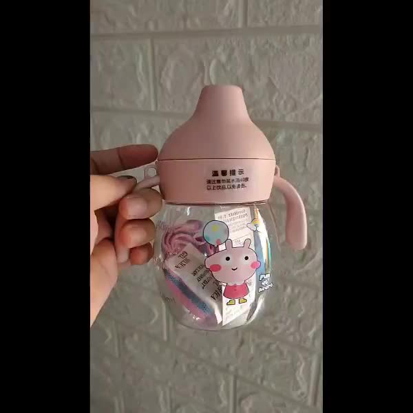 [GRATIS ONGKIR / COD]  Botol Minum Bayi Balita 6 bulan Botol Minum Gelas Anak Dot 280 ML Free BPA
