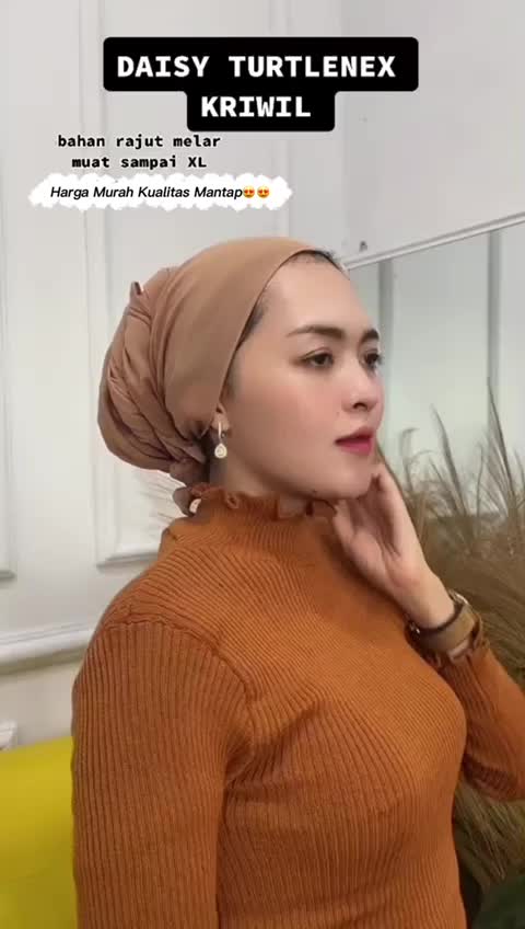 Atasan Rajut Curly Turtleneck Wanita baju fit Panjang Tangan Knitwear Basic Sweater Crop Top atasanwanita Outer renda set royal hitam Cardigan press body