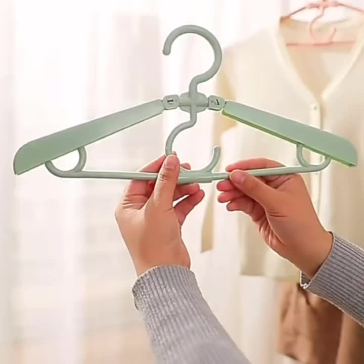 UNIGOOD - Adjustable Hanger Lipat Gantungan Baju Sepatu Multifungsi Magic Hanger 2 in 1
