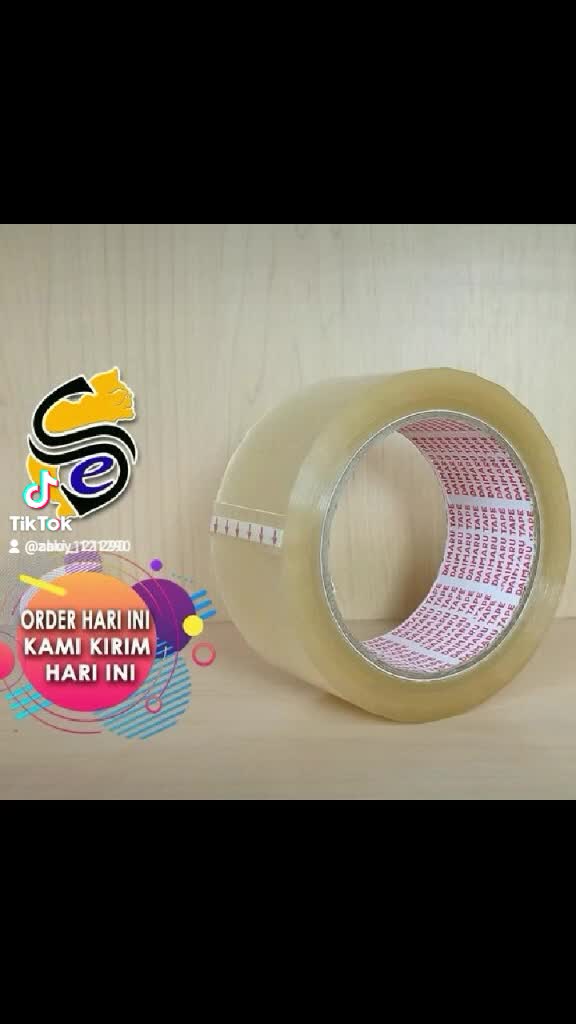 Lakban Coklat/ Lakban Packing 45mm x 100 Yard Merk rabbit tape