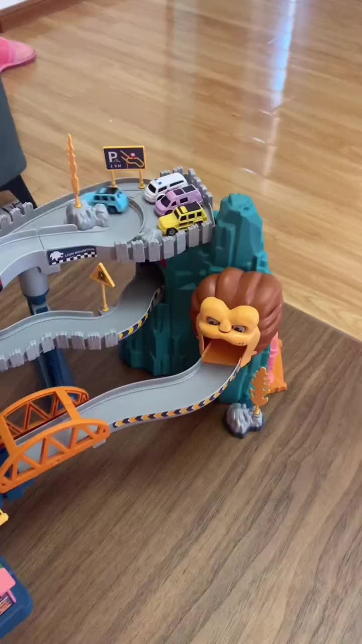 Variety Goods Shop Mainan Anak Mobil Mobilan Dino Rail Car Lion Mountain Parking Lot Adventure