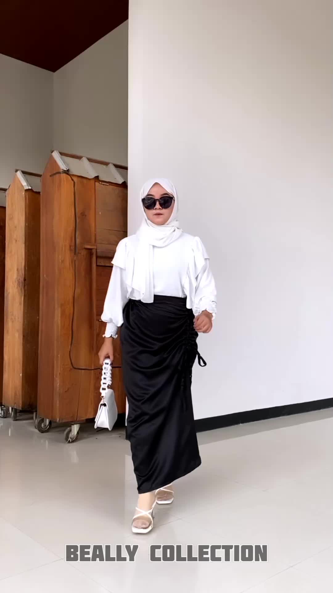 (BISA COD) ROK SATIN SERUT
