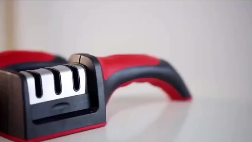 (SP) Alat Pengasah Pisau Dapur 3 in 1 Kepala Garis penajam Asah Asahan Gunting Swift Sharp knife Sharpener