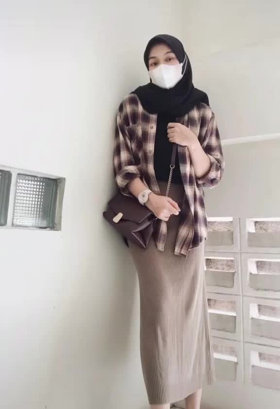 Rok span knit - Wearing BENA