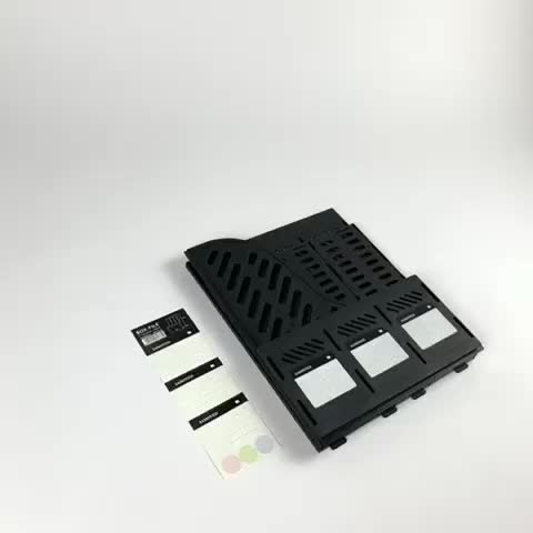 Tempat / Kotak / Keranjang / Rak Plastik Dokumen / Majalah / Magazine / Box File 3 Columns / Kolom / Kotak / Sekat / Susun Samoyed BXF-C3