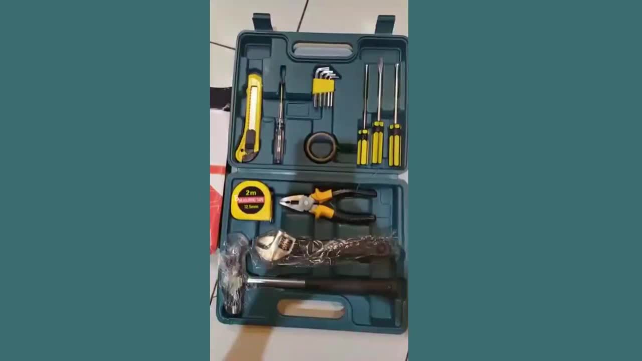 Tool Kit Satu Set 16 in 1 Alat Perkakas & Otomotif 16 PCS Original
