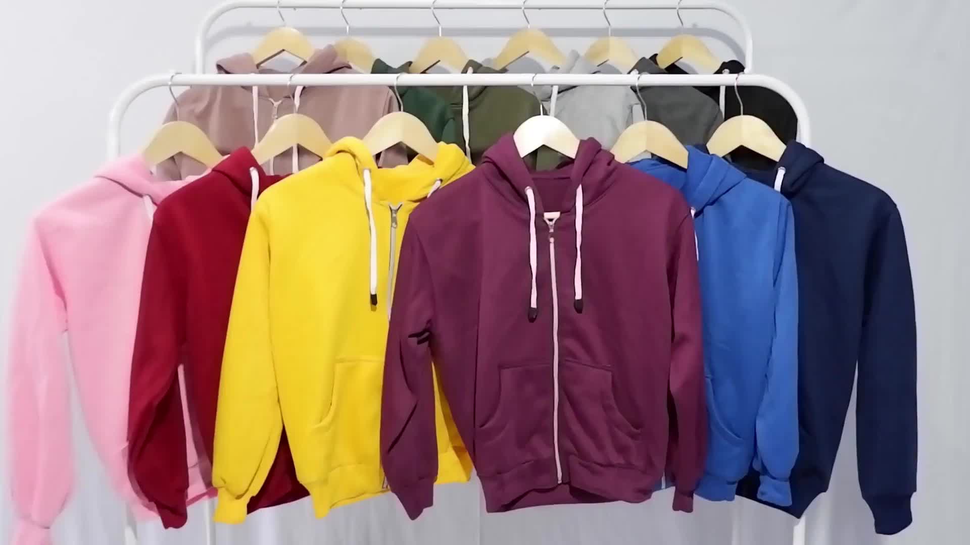 LuckyOne Jaket Hoodie Zipper Polos Fleece Anak Laki Laki Perempuan Usia 6 8 10 12 Tahun