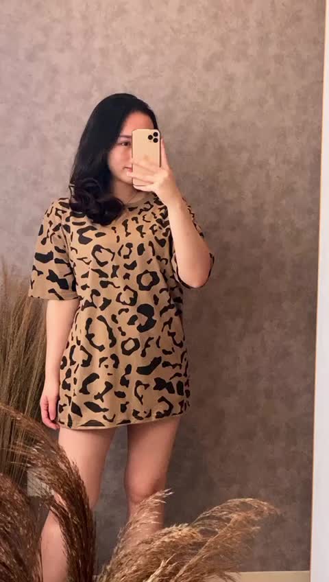 Kaos Oversized Wanita Motif Loreng Full Print Bahan Cotton Combed 30snKa Panjang Oversize