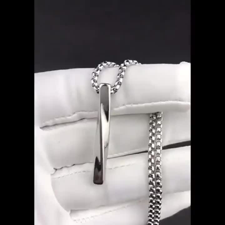 Elloise EN100 kalung pria 70cm cowok titanium keren anti karat Wanita, Trendy, Rantai Titanium, Aksessories , Jewellry, Couple , Mewah ,Elegan, Anti Karat , Rantai Premium Putih Tali Titanium