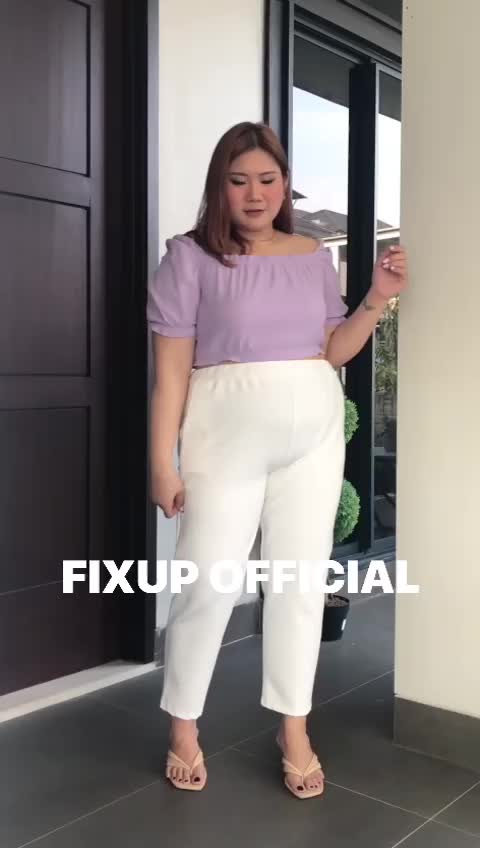 FIXUP | Celana Panjang Wanita Baggy Pants Bawahan Comfy Kulot Casual