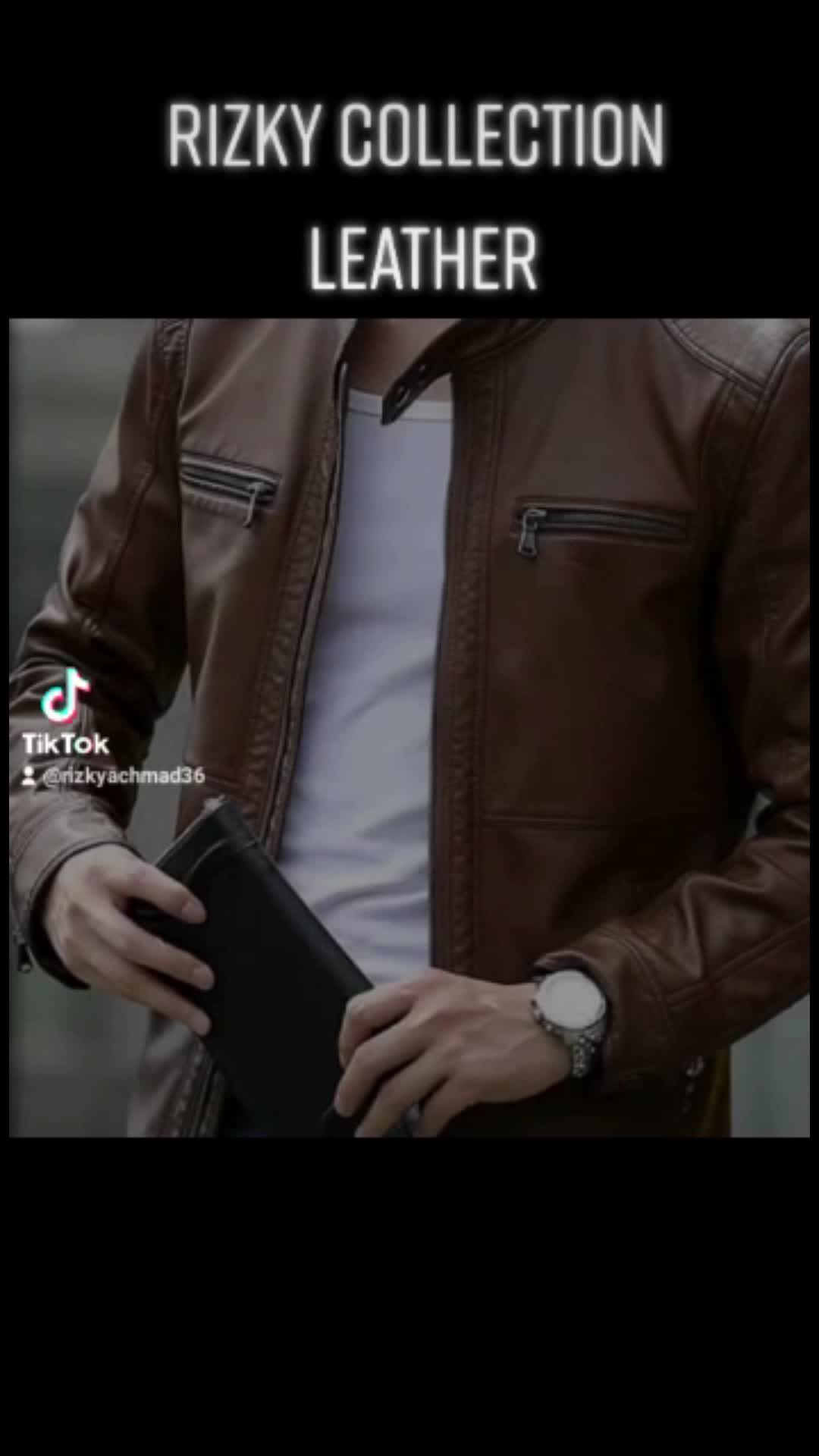 Jaket kulit pria asli Garut Aming Style Bahan Premium Bisa COD