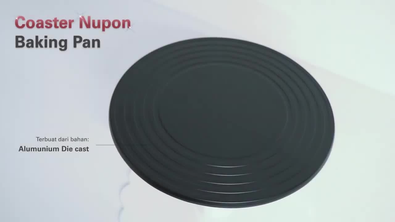 Plat Diffuser -Tatakan Panci -ALPOT- Alas Panci- DEFROST TRAY coating PFOA FREE FOOD GRADE- Untuk Kompor Gas - Hitam