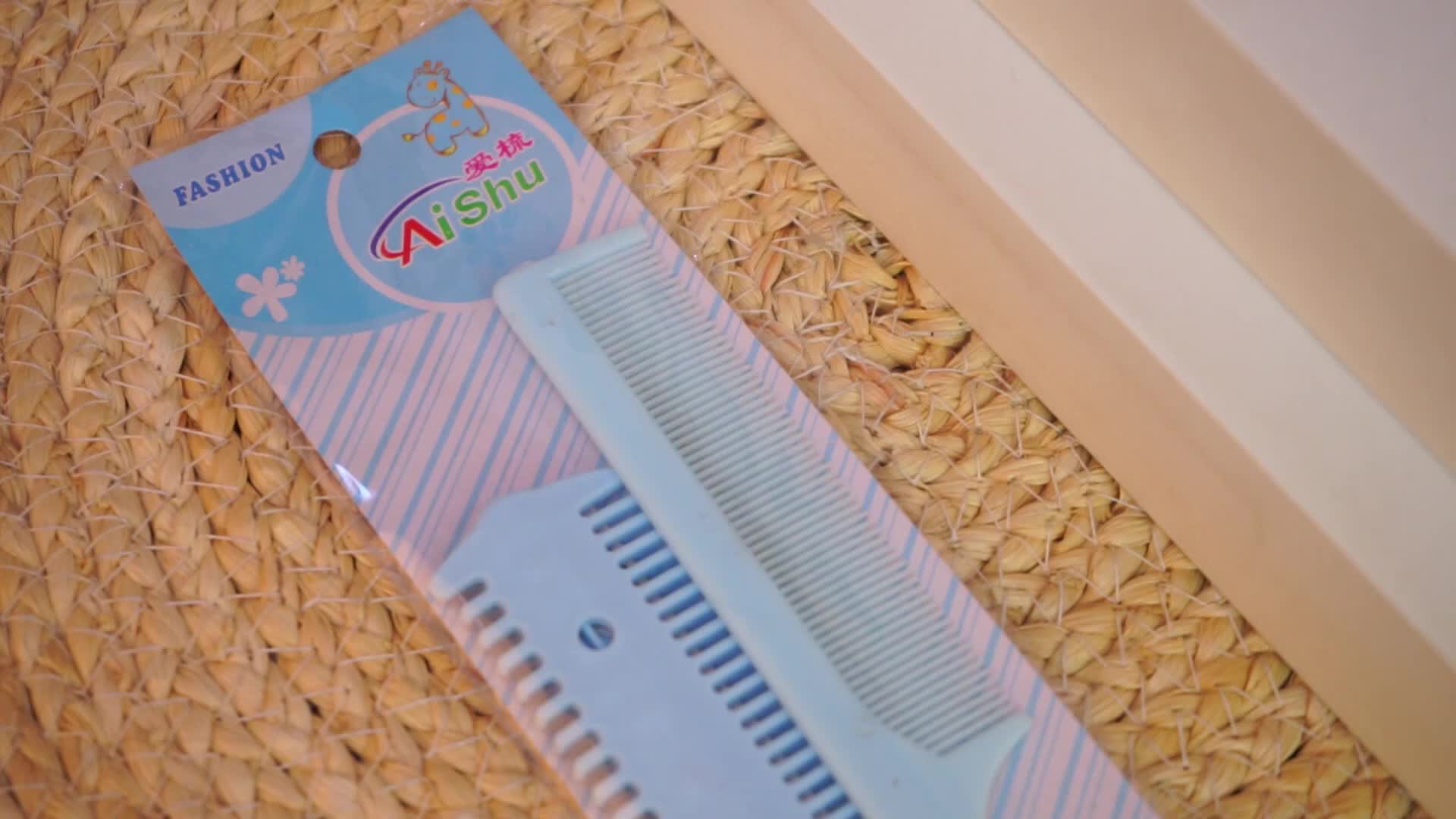 [Bayar ditempat] Termurah Terlaris Hair Cutter Razor/sisir isi silet/sisir 2in1 Multifungsi Aman sisir aksesoris Nyaman Penataan Rambut Mudah Digunakan biru hijau  Steel Jenggot