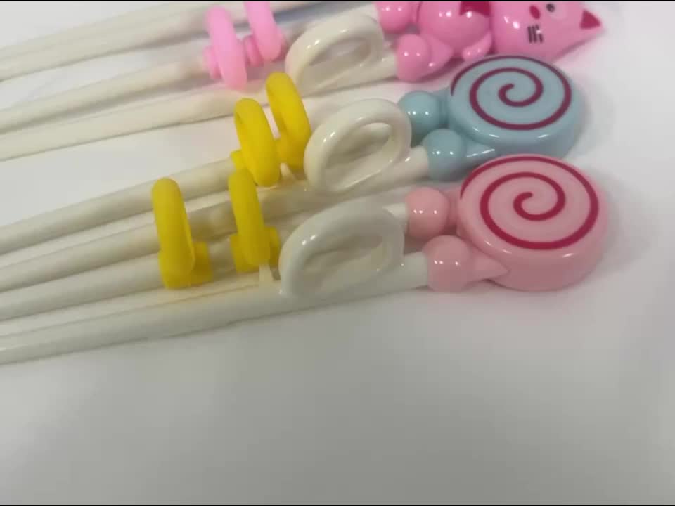 LAKOE Sumpit anak karakter/Training Chopstick/Sumpit Anak Belajar Makan/Sumpit Latihan Bayi