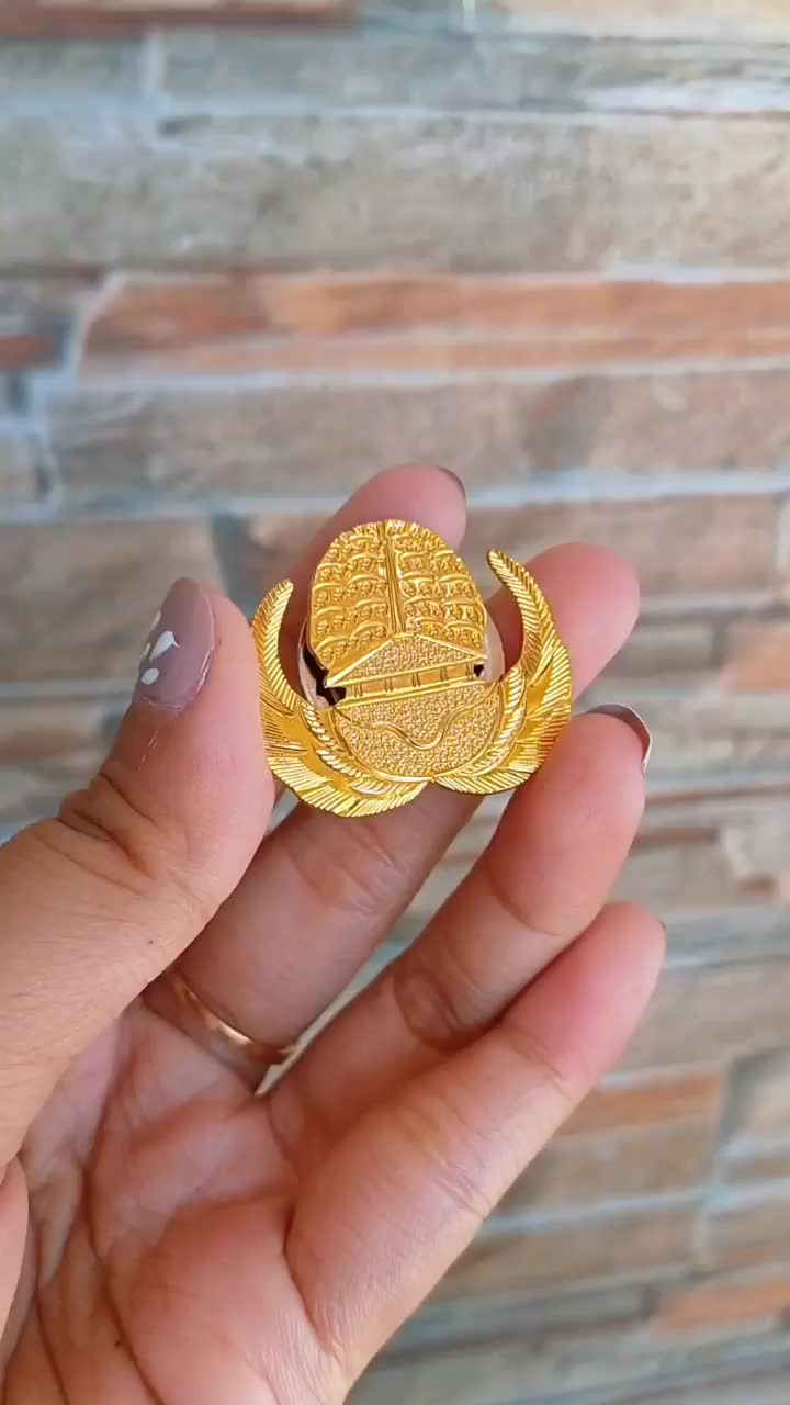 KORPRI ASN PIN BROS LAPIS EMAS ANTI LUNTUR