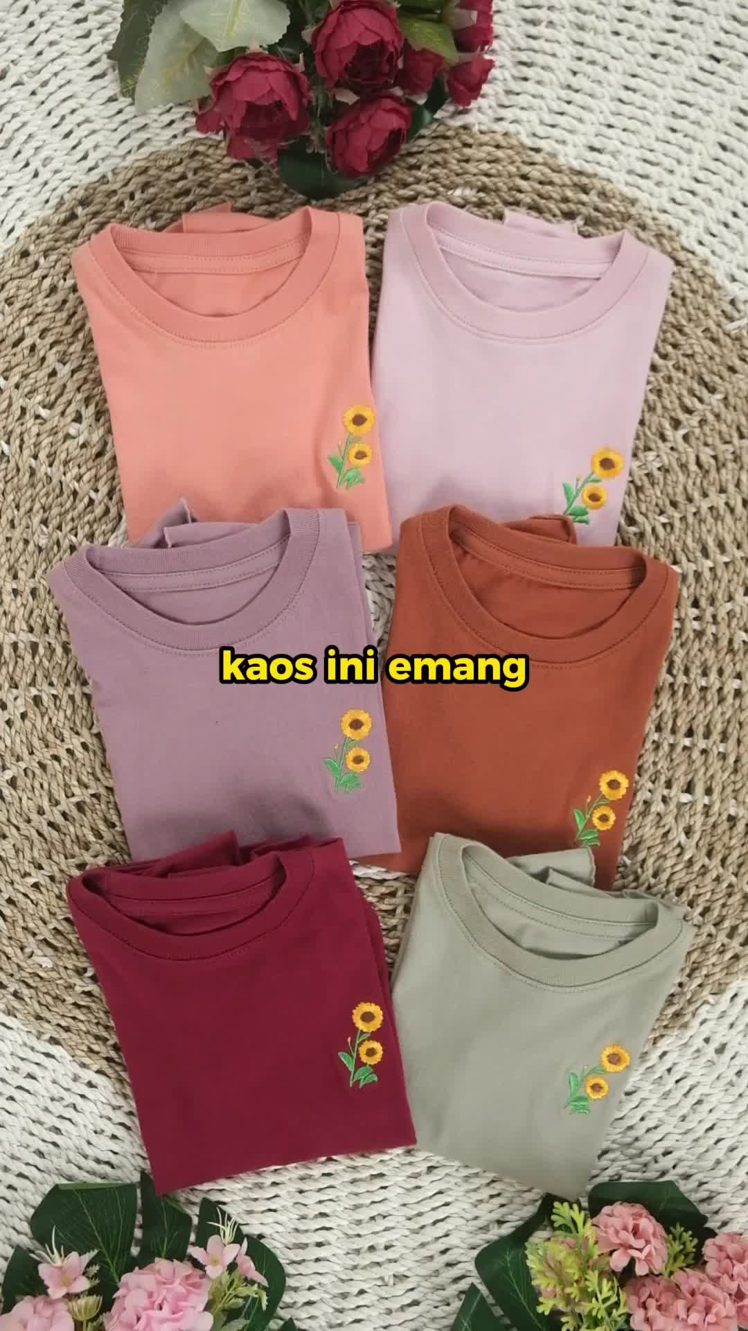 Kaos Anak Perempuan Ruffle Tee Atasan Baju Maysara Vol2