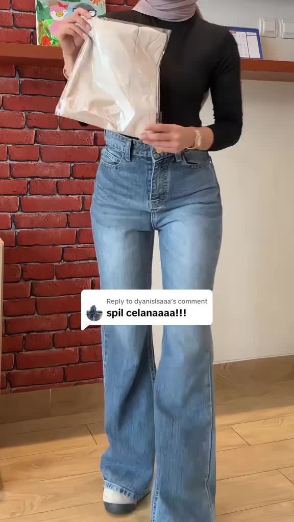 Highwaist Cutbray Jeans Retro-Celana Curbray Jeans Cutbray Jeans Premium Wanita Panjang Cutbray Retro Premium