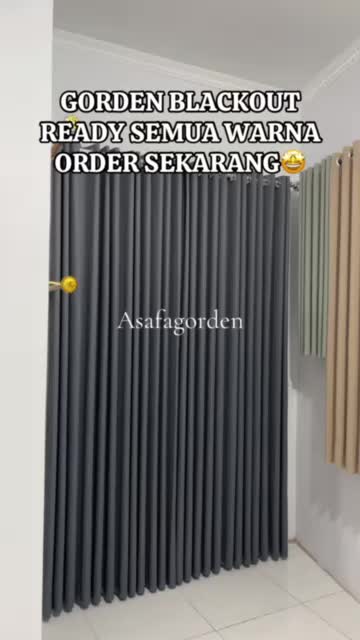 GORDEN POLOS BLACKOUT SAFRON HORDENG JENDELA MINIMALIS