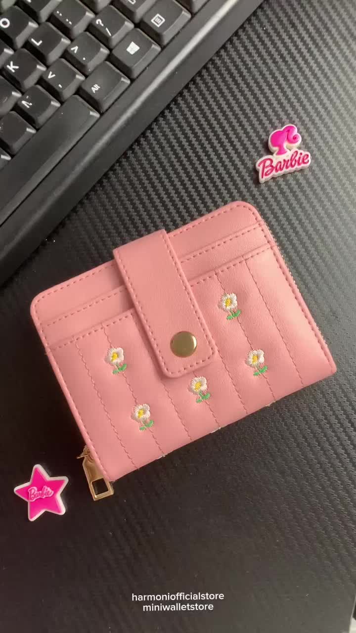 Prade - ARIKA Dompet lipat wanita kartu DOMPET LIPAT motif bunga resleting