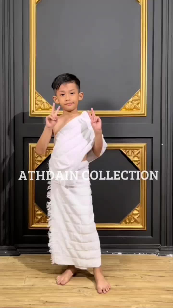Baju Ihrom Anak Laki2 Instan / Pakaian Ikhrom Anak Laki Laki Instan / Kain Ihrom Manasik Haji Anak TK