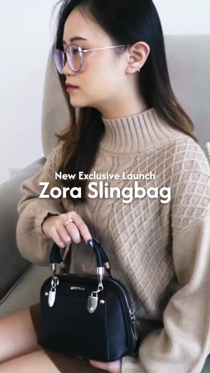 HONYAN LIVE Tas Wanita Zora Sling Bag Wanita Tas Selempang Wanita Berkualitas
