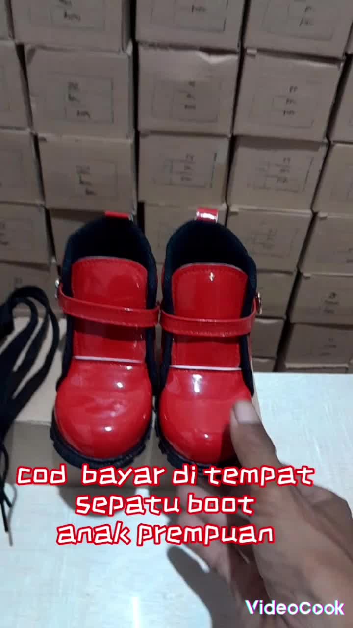 sepatu boot anak prempuan hand made lucu usia balita tK usia 1 sampai 6/7 tahun Perempuan Bayi Empuk Prewalker