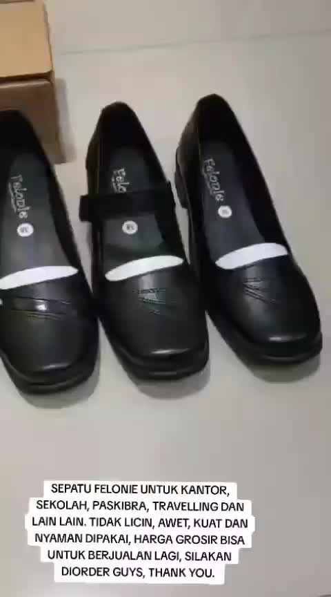 SEPATU WANITA PANTOFEL PASKIBRA FELONIE BA TERBARU