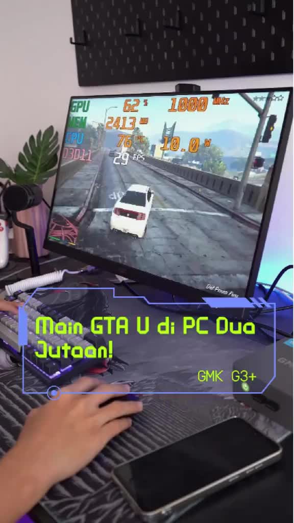 MINI PC Gaming Intel Twin Lake N150 GMKtec G3 PLUS 8GB RAM / 256 SSD NVME - Windows 11 pro 4k Display