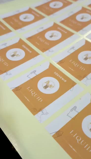 WELLEN PRINT - Cetak Stiker Label Chromo Kotak / Print Sticker Cromo Kemasan Produk Makanan Kering Lebel Kromo Bisnis UMKM