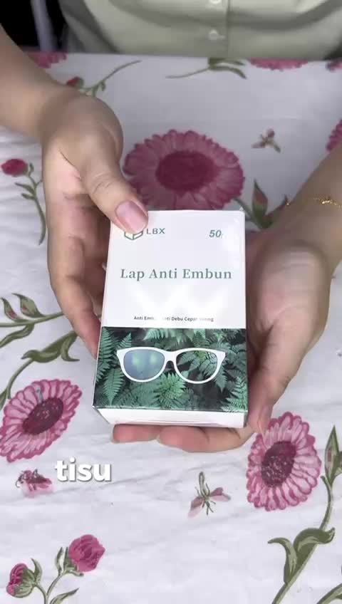 50Pcs！Tisu, kain lap kacamata anti embun, tisu anti kabut untuk kacamata Kain Glasses/ Glasses paper / Glasses cleaning Box