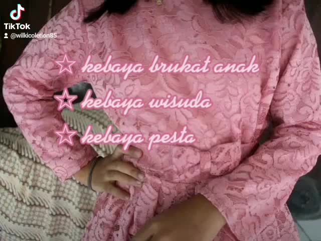 Murah Meriah Kebaya Anak Brukat Aurora Moderen Tk-SD